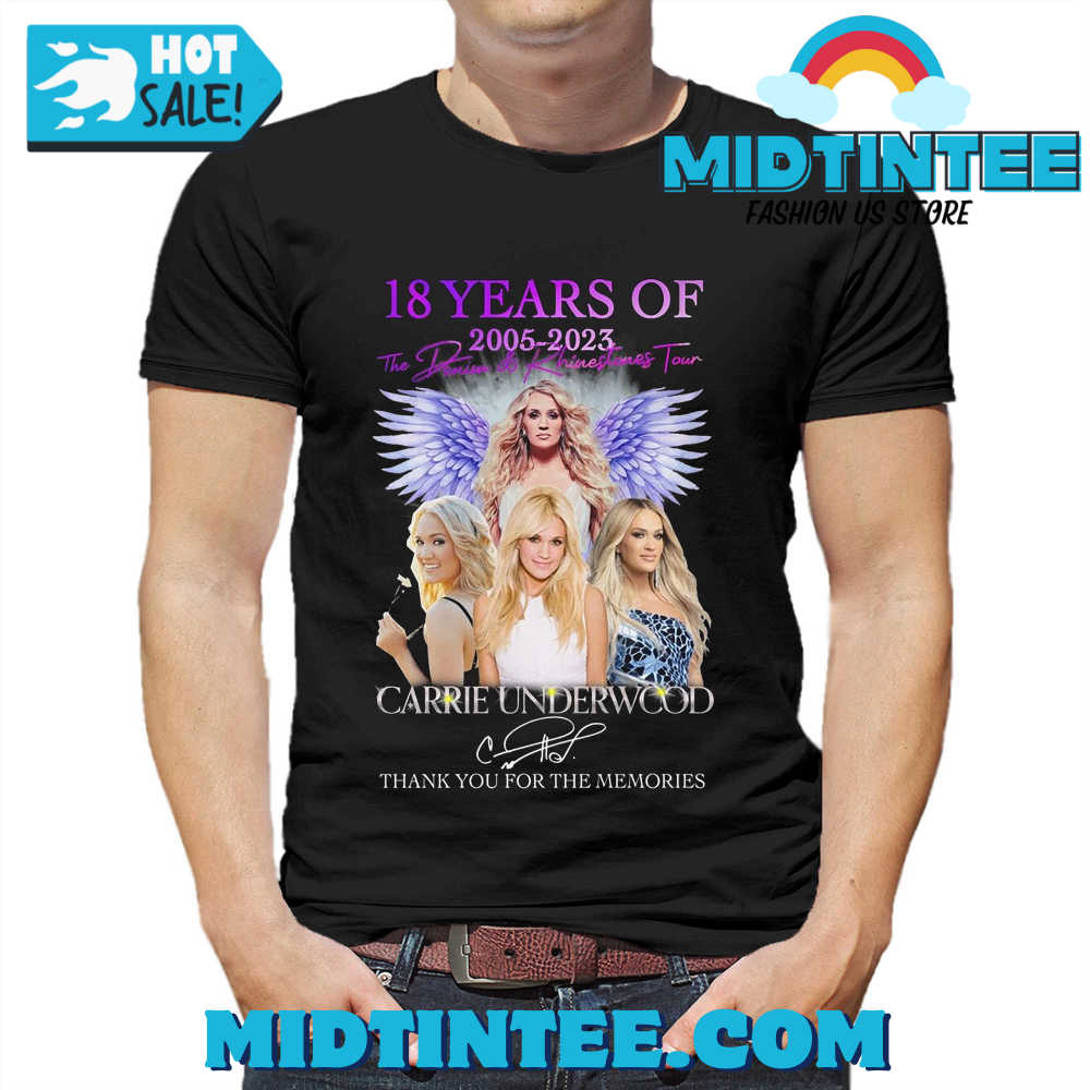 Years Of – Denim Rhinestones Tour Carrie Underwood Thank You For The Memories T-Shirt 30Uf093473 – Utopia Fashion