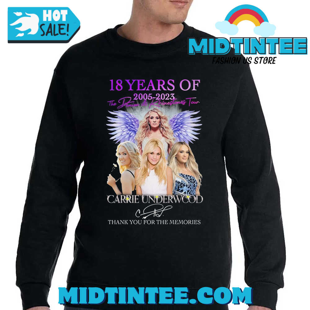 Years Of – Denim Rhinestones Tour Carrie Underwood Thank You For The Memories T-Shirt 30Uf093473 – Utopia Fashion