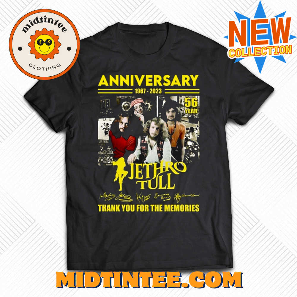 56Th Anniversary – Jethro Tull Thank You For The Memories T-Shirt 30Uf093482 – Utopia Fashion