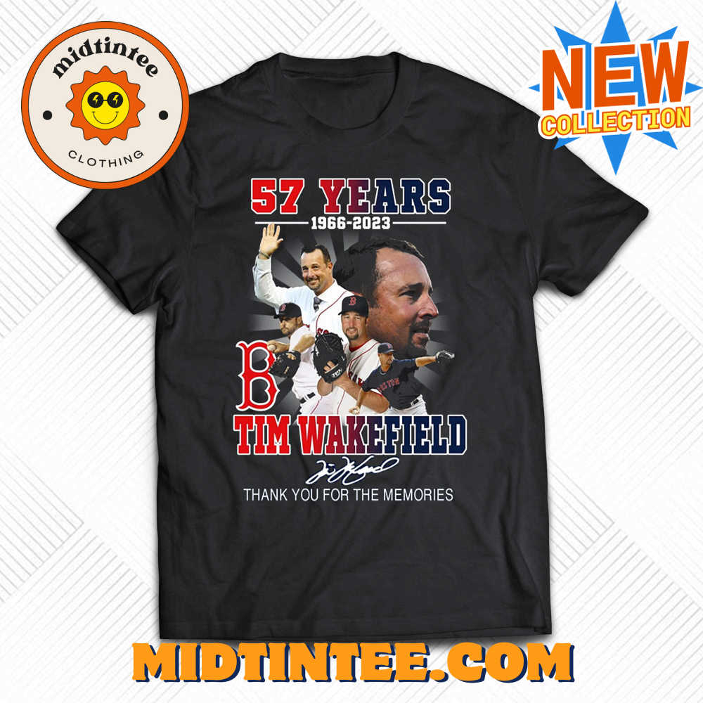 Years – Tim Wakefield Thank You For The Memories T-Shirt 30Uf093484 – Utopia Fashion