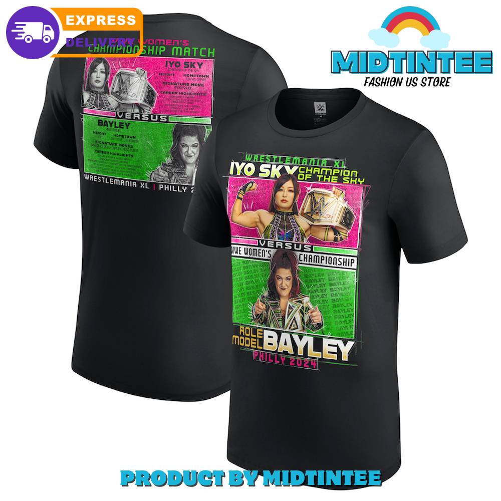 Black Wrestlemania Iyo Sky Vs Bayley Shirt 30Uf094549 – Utopia Fashion