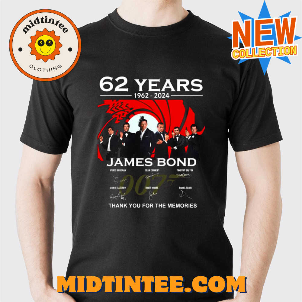 Years – James Bond Thank You For The Memories T-Shirt 30Uf093486 – Utopia Fashion