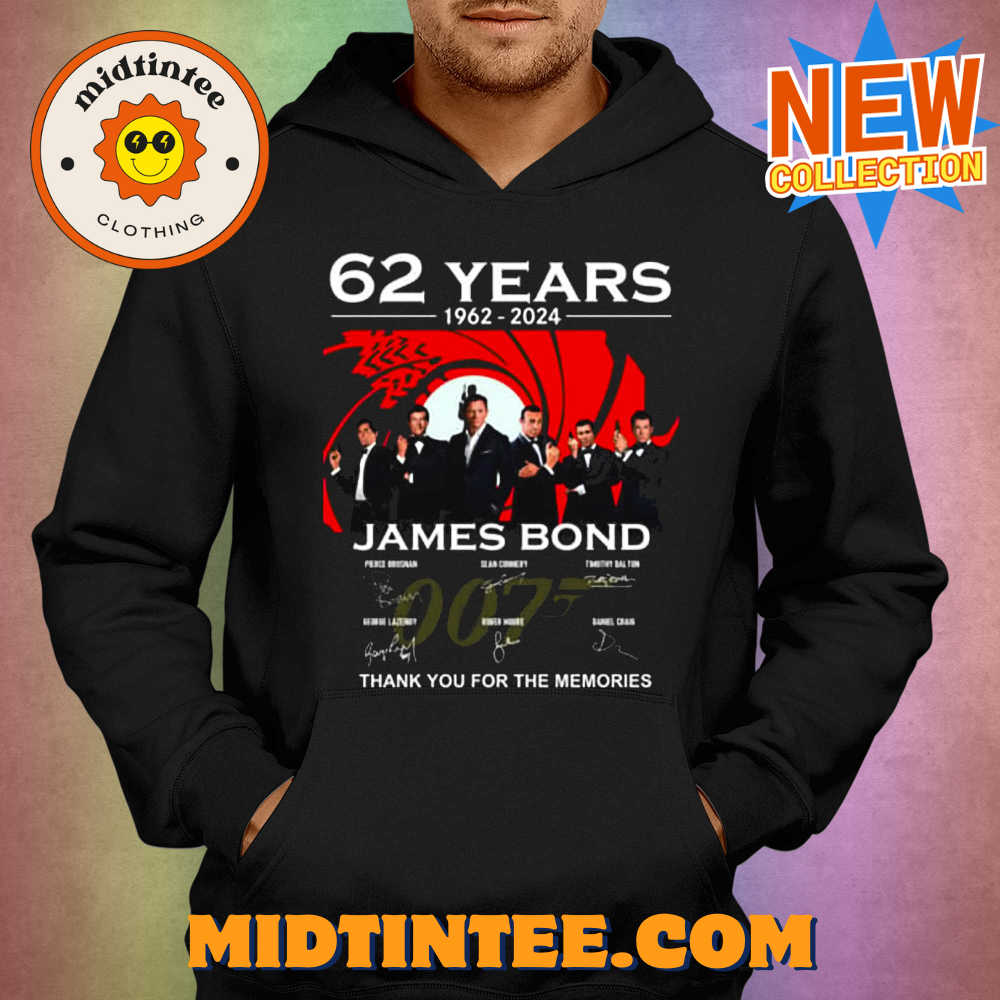 Years – James Bond Thank You For The Memories T-Shirt 30Uf093486 – Utopia Fashion