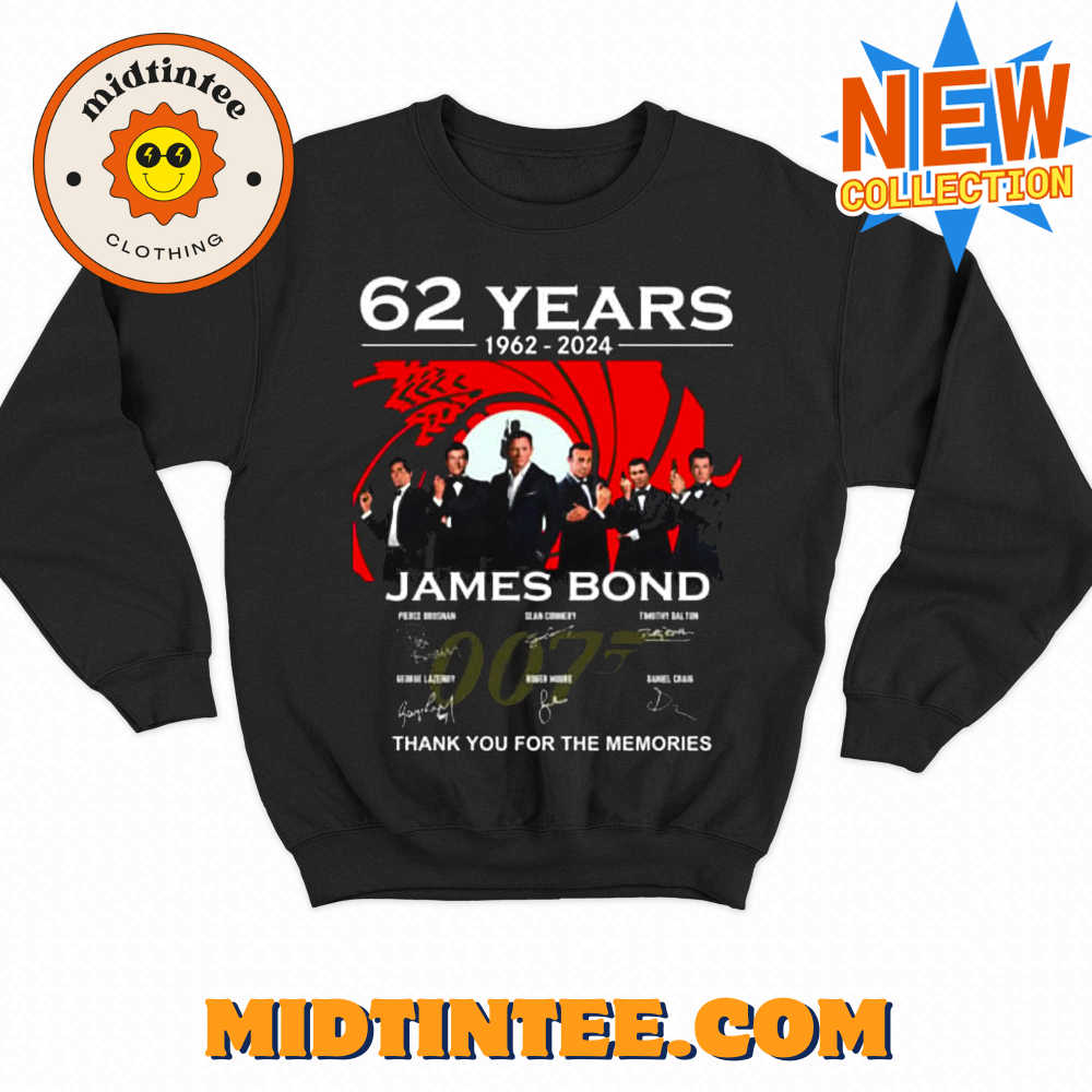 Years – James Bond Thank You For The Memories T-Shirt 30Uf093486 – Utopia Fashion