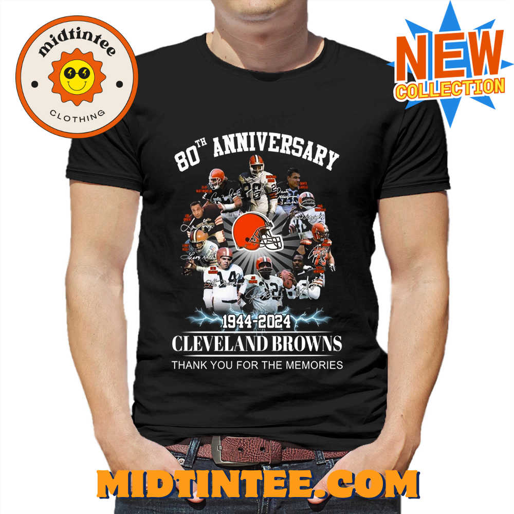 80Th Anniversary – Cleveland Browns Thank You For The Memories T-Shirt 30Uf093487 – Utopia Fashion