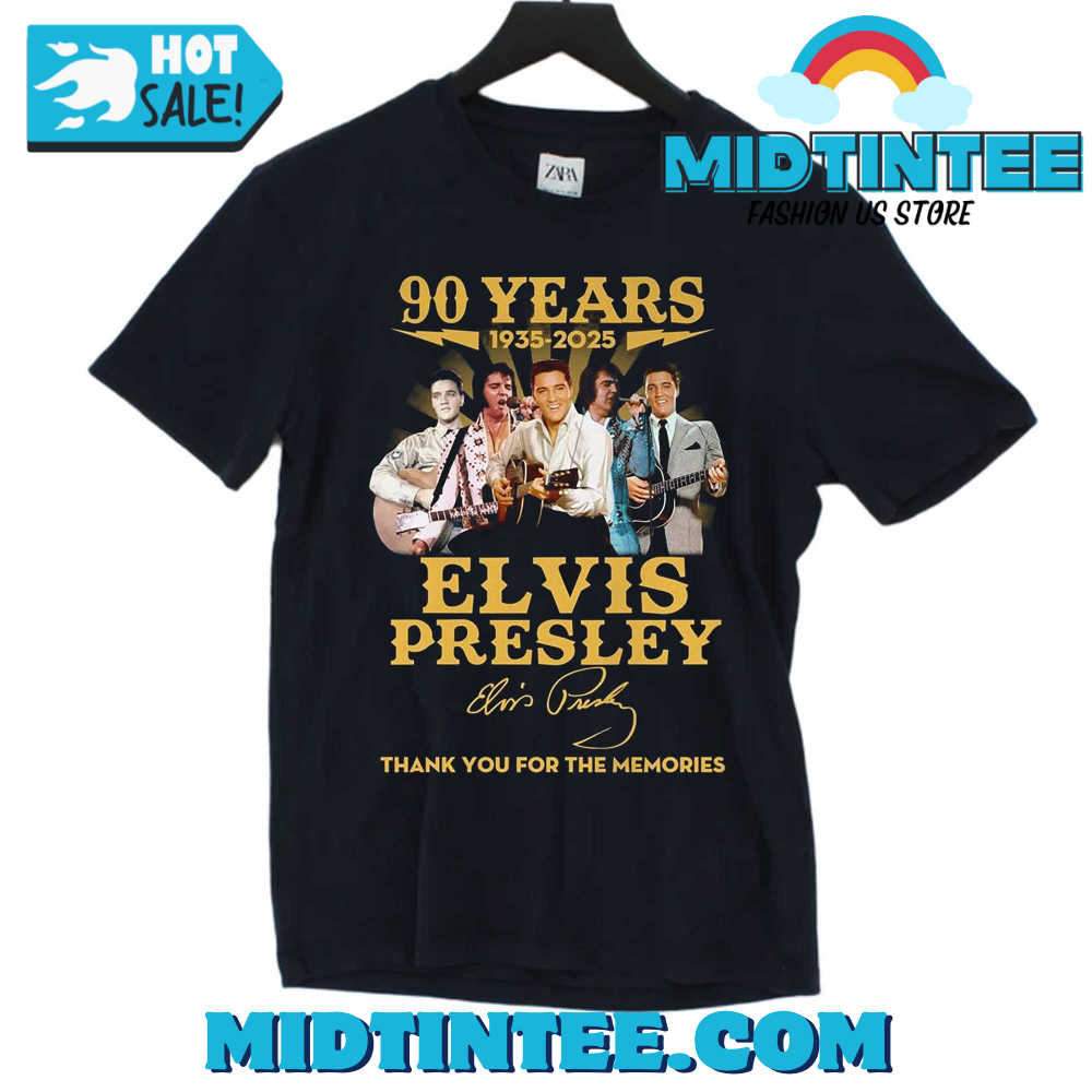 Years – Elvis Presley Thank You For The Memories T-Shirt 30Uf093490 – Utopia Fashion