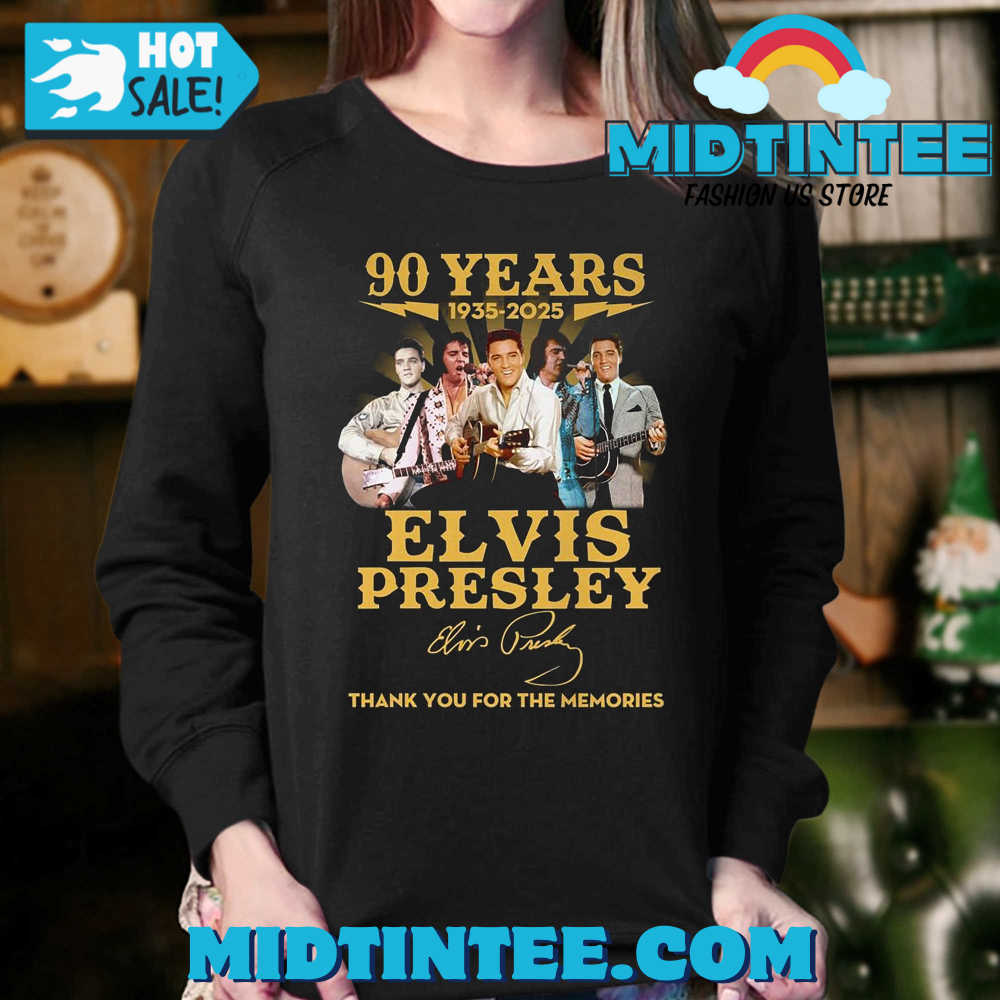 Years – Elvis Presley Thank You For The Memories T-Shirt 30Uf093492 – Utopia Fashion