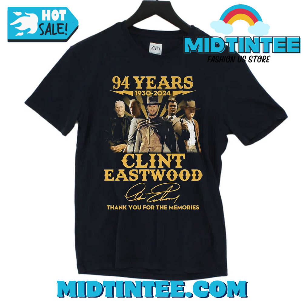 Years – Clint Eastwood Thank You For The Memories T-Shirt 30Uf093493 – Utopia Fashion