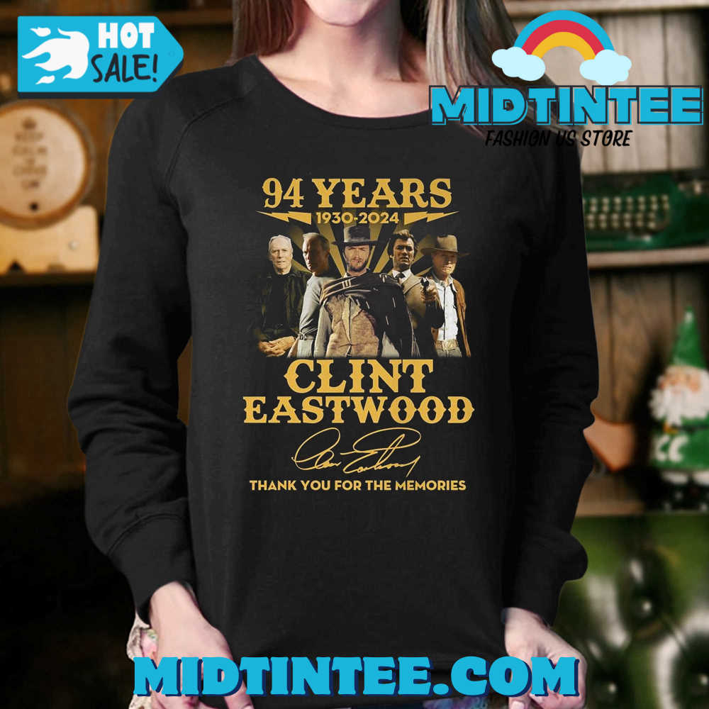 Years – Clint Eastwood Thank You For The Memories T-Shirt 30Uf093493 – Utopia Fashion