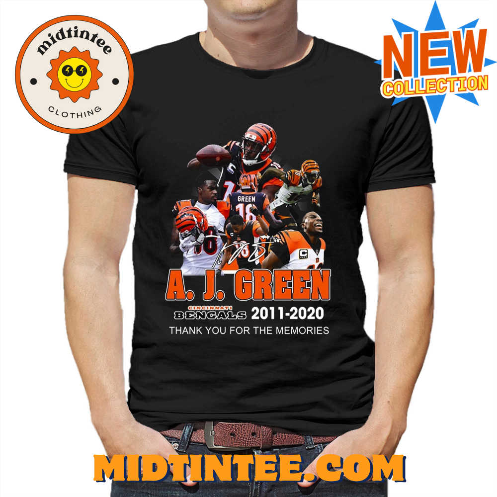 A J Green Cincinnati Bengals – Thank You For The Memories T-Shirt 30Uf093498 – Utopia Fashion