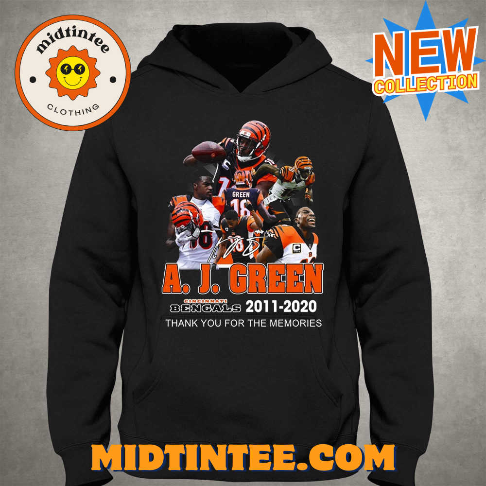 A J Green Cincinnati Bengals – Thank You For The Memories T-Shirt 30Uf093498 – Utopia Fashion