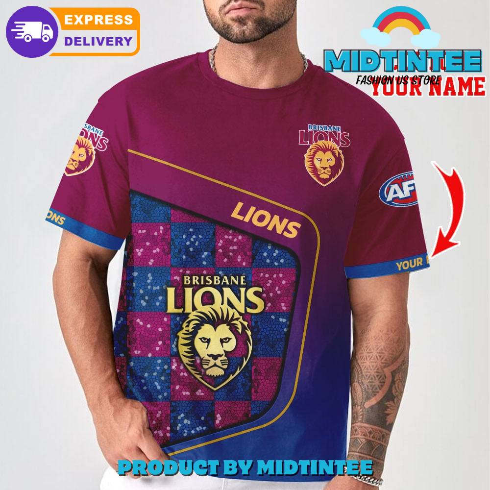 Afl Brisbane Lions Personalized 3D T-Shirt Limited Edition 30Uf094411 – Utopia Fashion