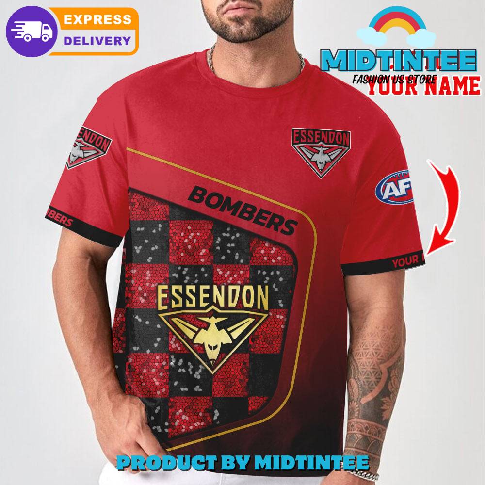 Afl Essendon Fc Personalized 3D T-Shirt Limited Edition 30Uf094414 – Utopia Fashion