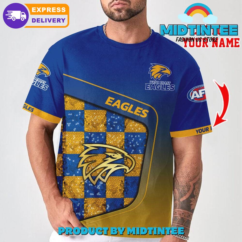 Afl West Coast Eagles Personalized 3D T-Shirt Limited Edition 30Uf094428 – Utopia Fashion