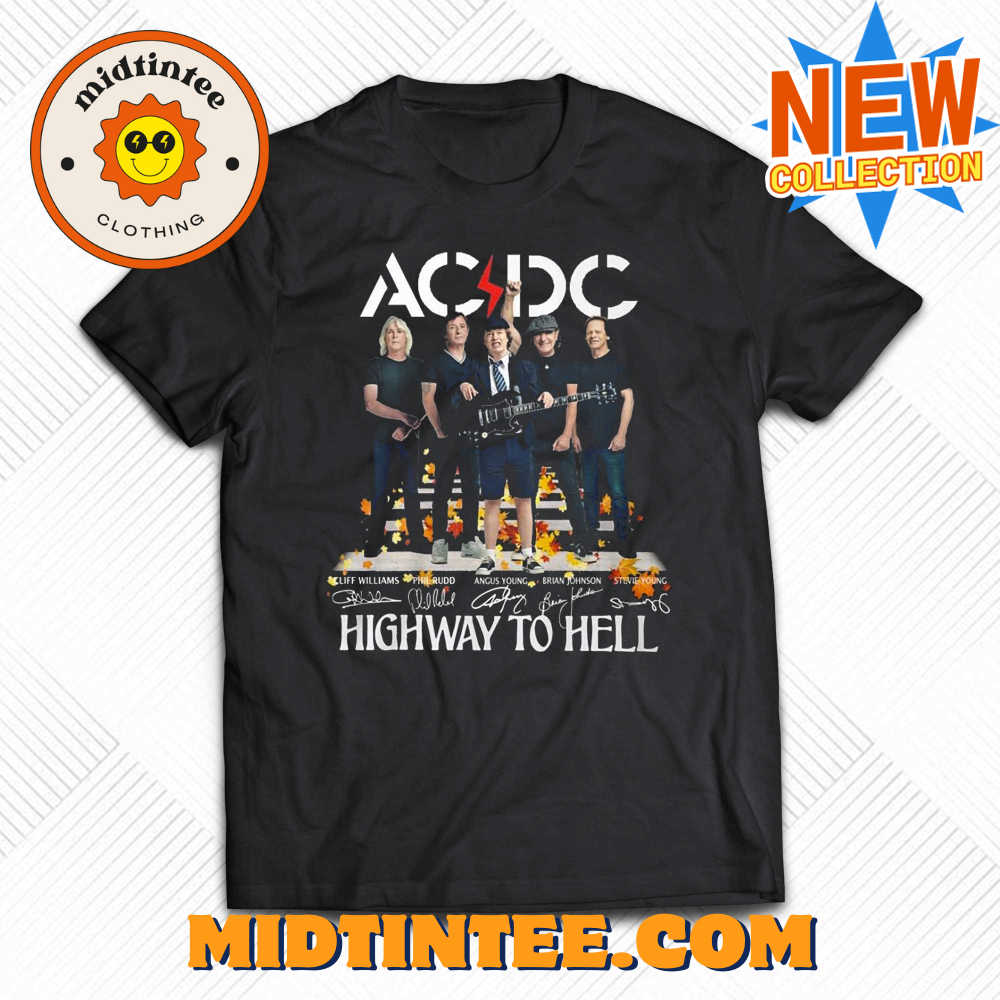 Acdc Highway To Hell Signature Unisex T-Shirt 30Uf093501 – Utopia Fashion