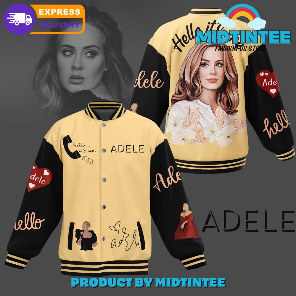 Adele Singer Hello Its Me Baseball Jacket 30Uf092024 – Utopia Fashion