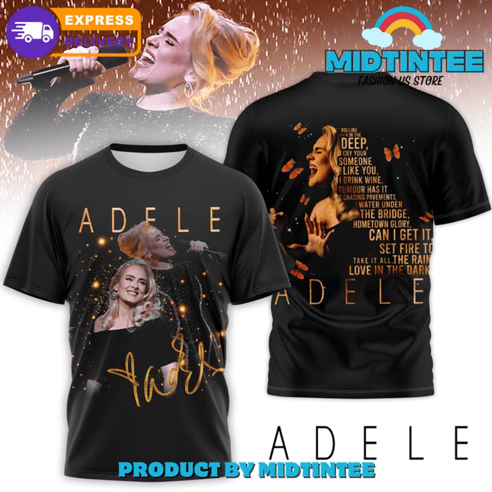 Adele Singer Rolling In The Deep Shirt 30Uf094403 – Utopia Fashion