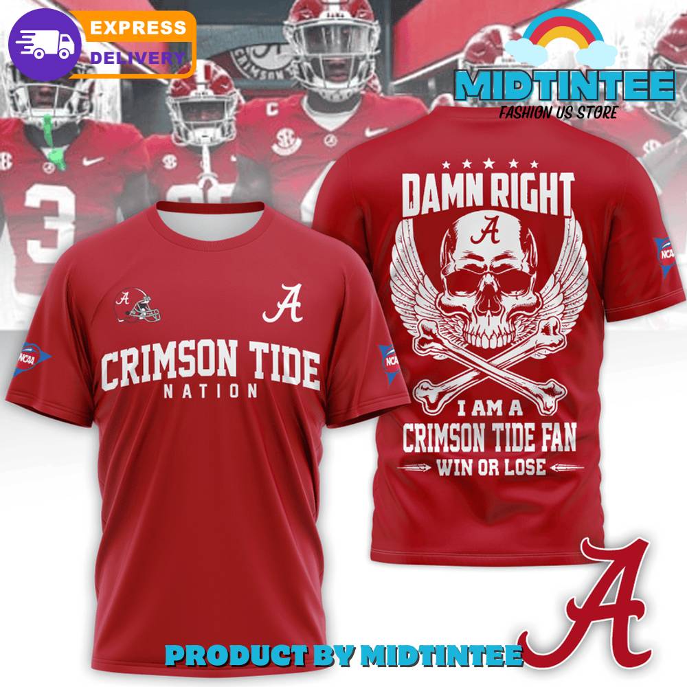 Alabama Crimson Tide I Am A Crimson Tide Fan Shirt 30Uf094439 – Utopia Fashion