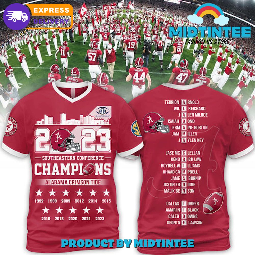 Alabama Crimson Tide Ncaa Champions T-Shirt 30Uf093525 – Utopia Fashion