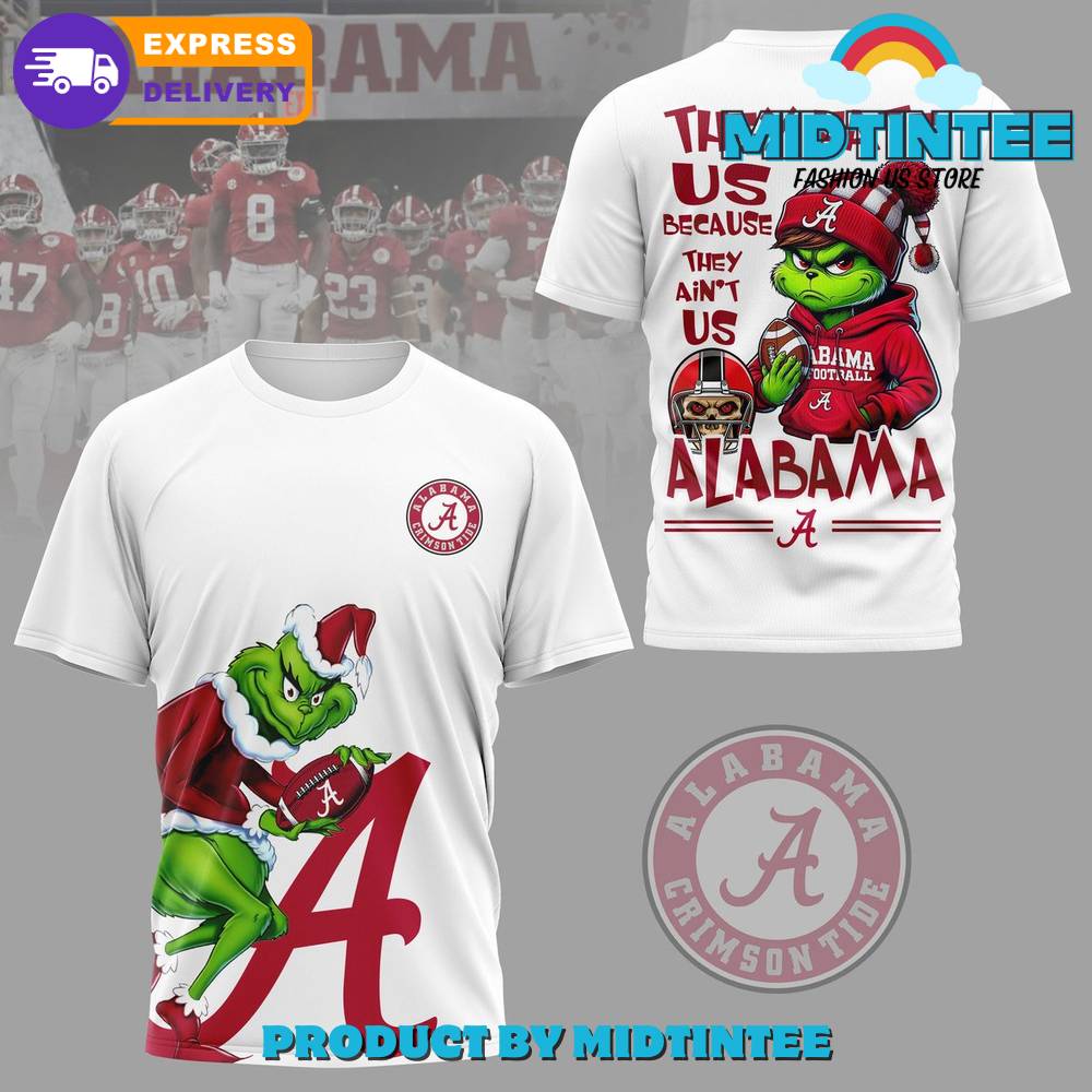 Alabama Crimson Tide X The Grinch White Shirt 30Uf094443 – Utopia Fashion