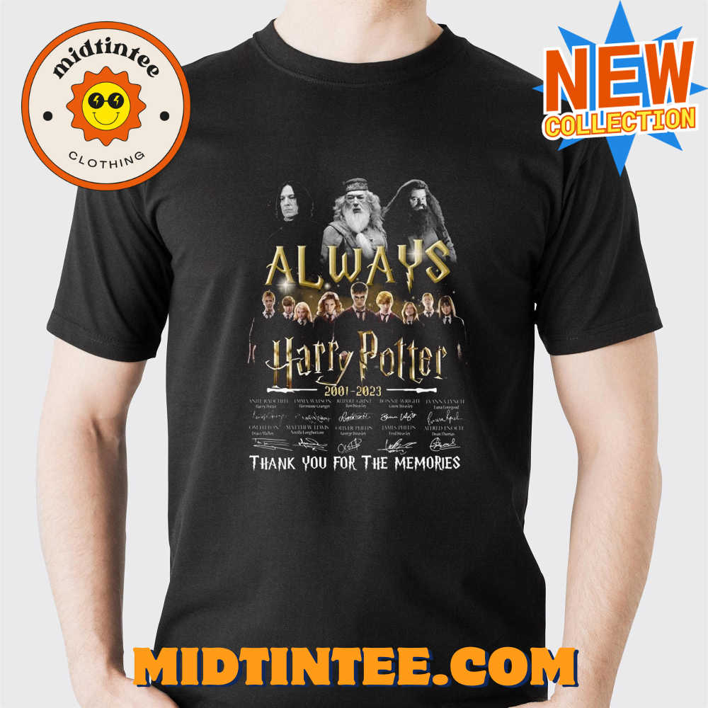 Always Harry Potter – Thank You For The Memories Signature T-Shirt 30Uf093544 – Utopia Fashion