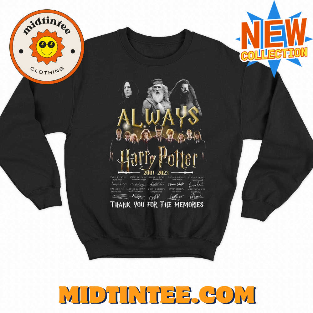 Always Harry Potter – Thank You For The Memories Signature T-Shirt 30Uf093544 – Utopia Fashion