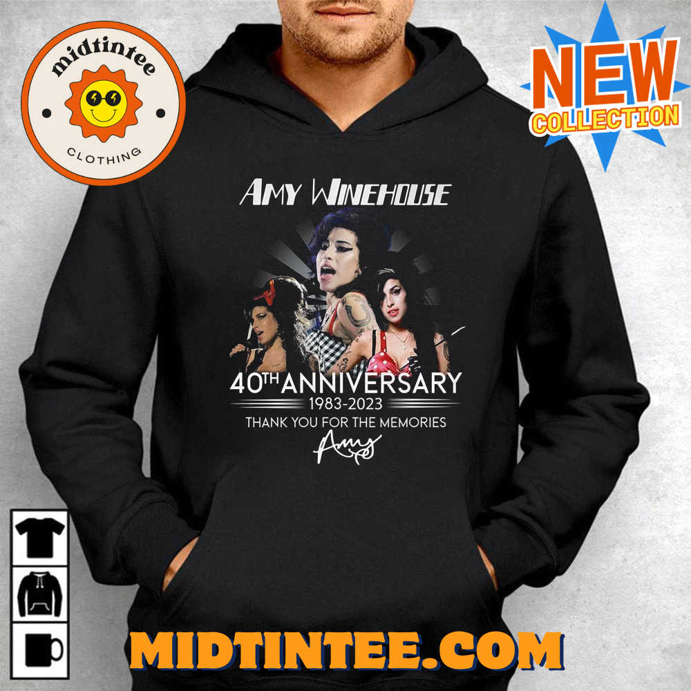 Amy Winehouse 40Th Anniversary – Thank You For The Memories T-Shirt 30Uf093550 – Utopia Fashion