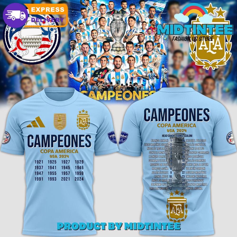 Argentina Campeones Copa America Blue Shirt 30Uf094452 – Utopia Fashion