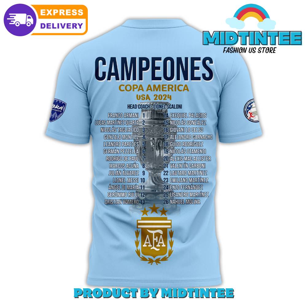 Argentina Campeones Copa America Blue Shirt 30Uf094452 – Utopia Fashion