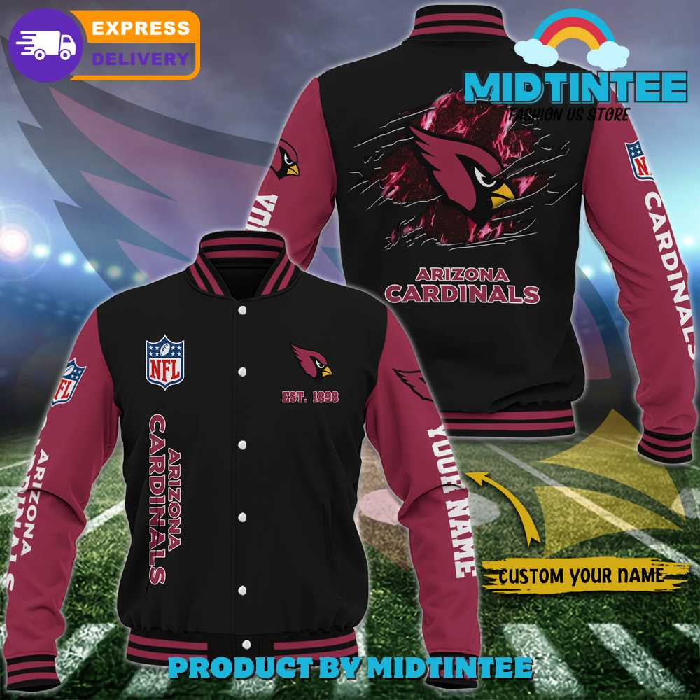 Arizona Cardinals Nfl Custom Name Baseball Jacket 30Uf092029 – Utopia Fashion