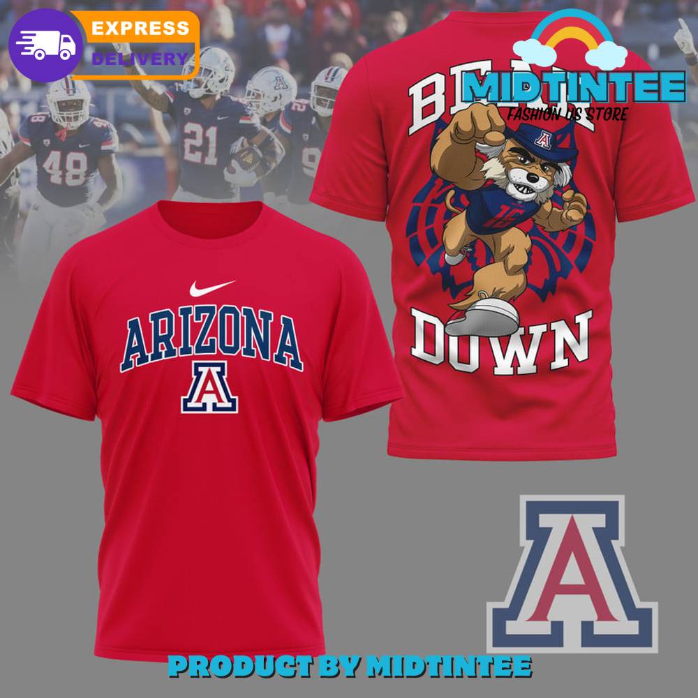 Arizona Wildcats Football Bear Down Cardinal Shirt 30Uf094463 – Utopia Fashion