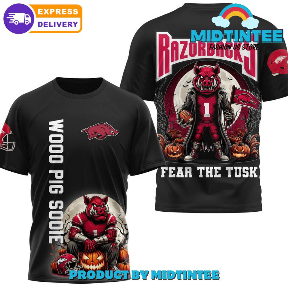 Arkansas Razorbacks Football Fear The Tusk Black Shirt 30Uf094466 – Utopia Fashion