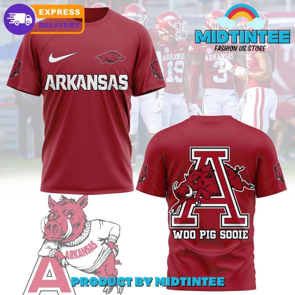 Arkansas Razorbacks Football Nike Red Shirt 30Uf094468 – Utopia Fashion