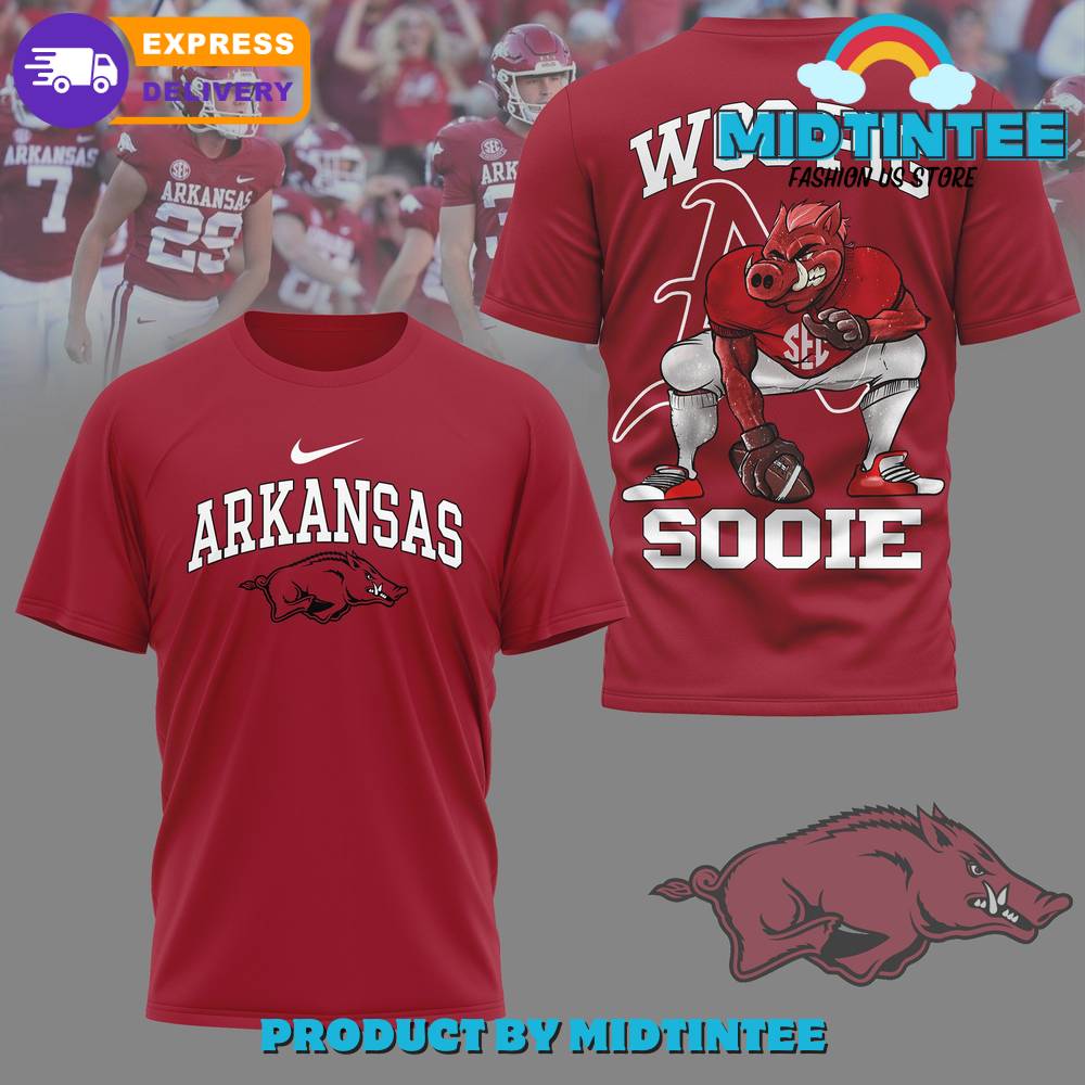 Arkansas Razorbacks Football Woo Pig Sooie Cardinal Shirt 30Uf094471 – Utopia Fashion