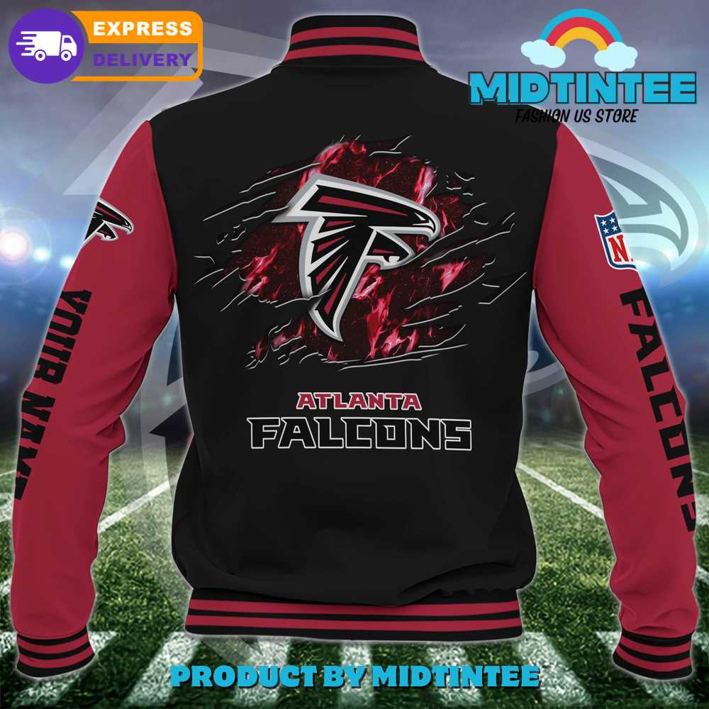 Atlanta Falcons Nfl Custom Name Baseball Jacket 30Uf092032 – Utopia Fashion