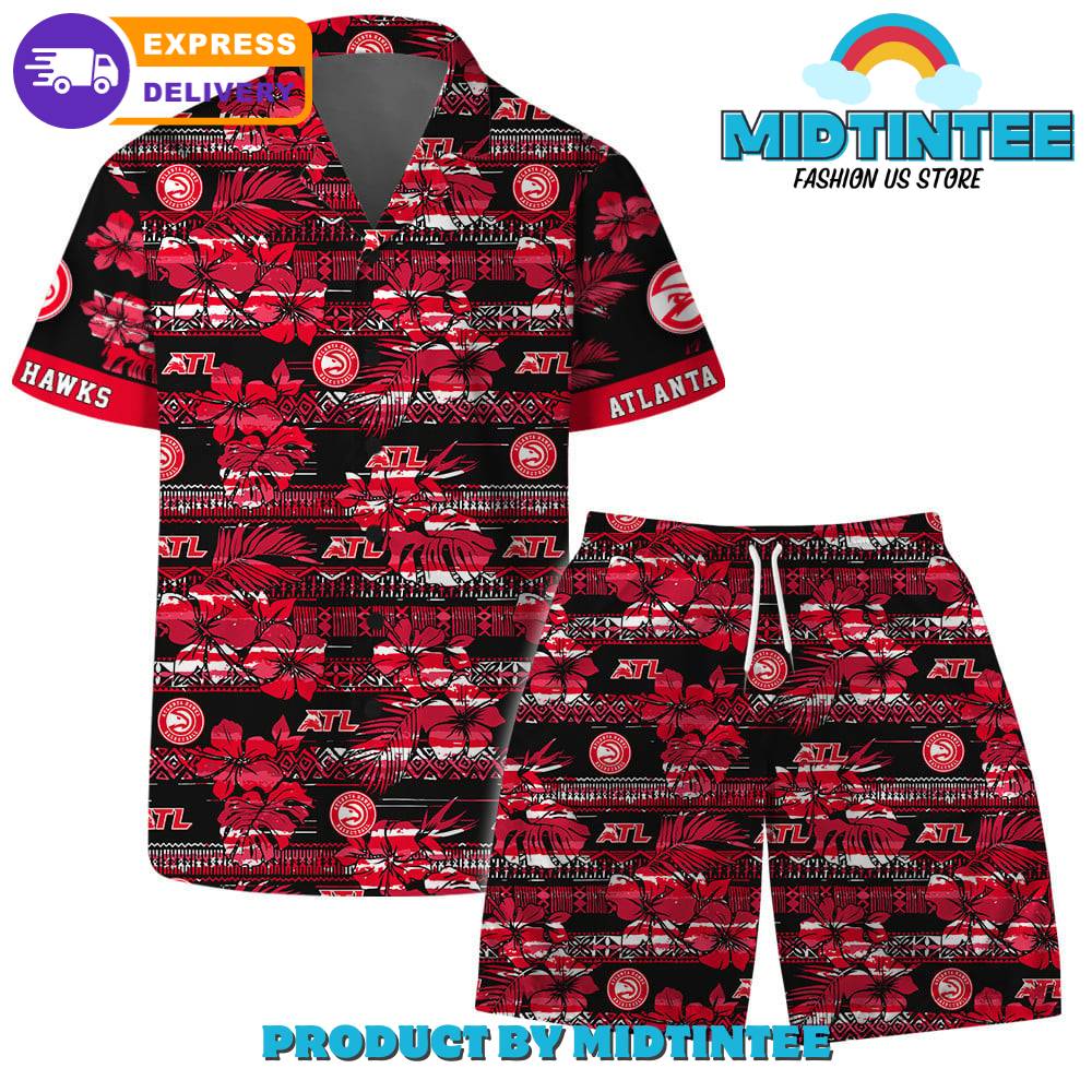 Atlanta Hawks Team Pattern Vintage Combo Hawaiian Set 30Uf092654 – Utopia Fashion