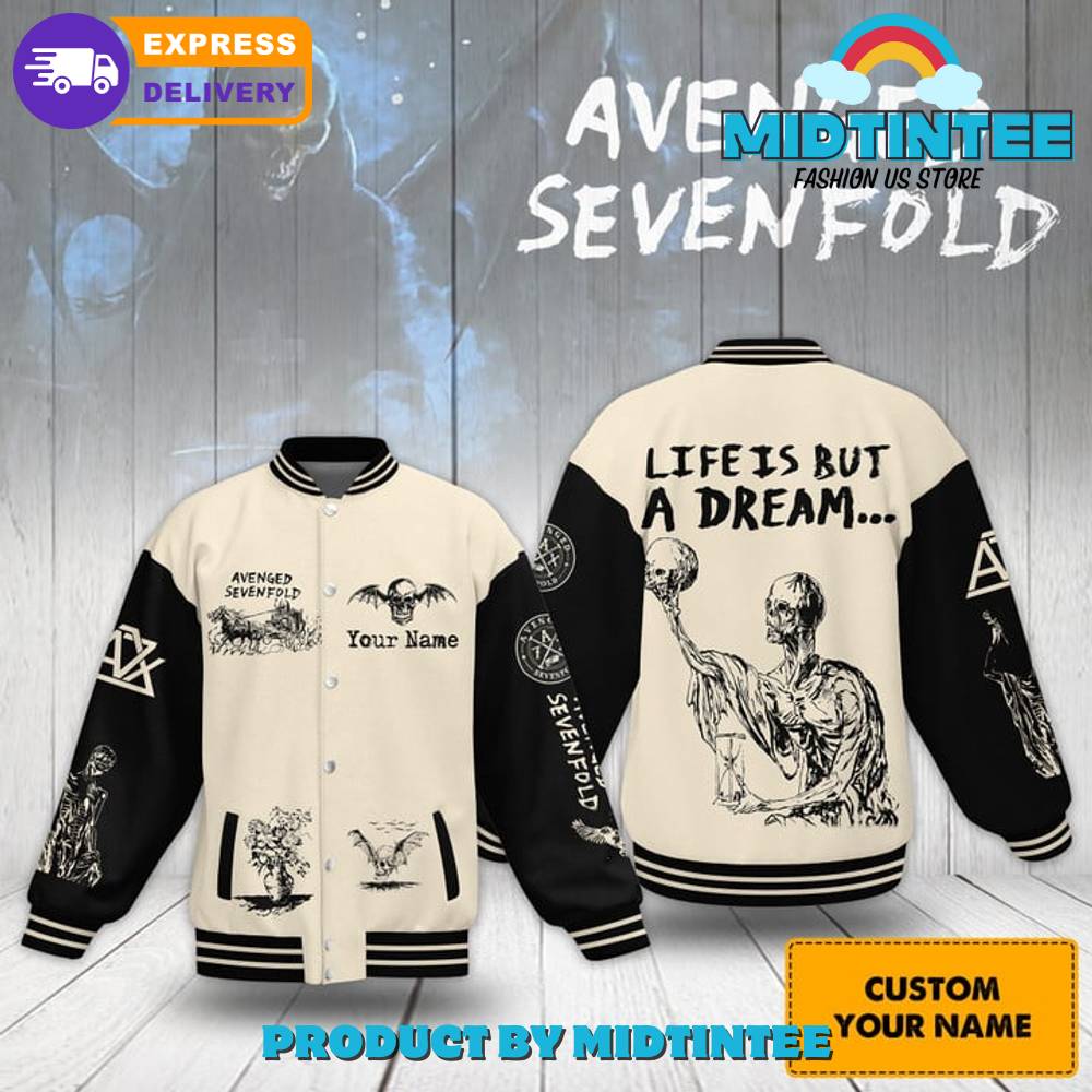 Avenged Sevenfold Life Is But A Dream Baseball Jacket 30Uf092040 – Utopia Fashion