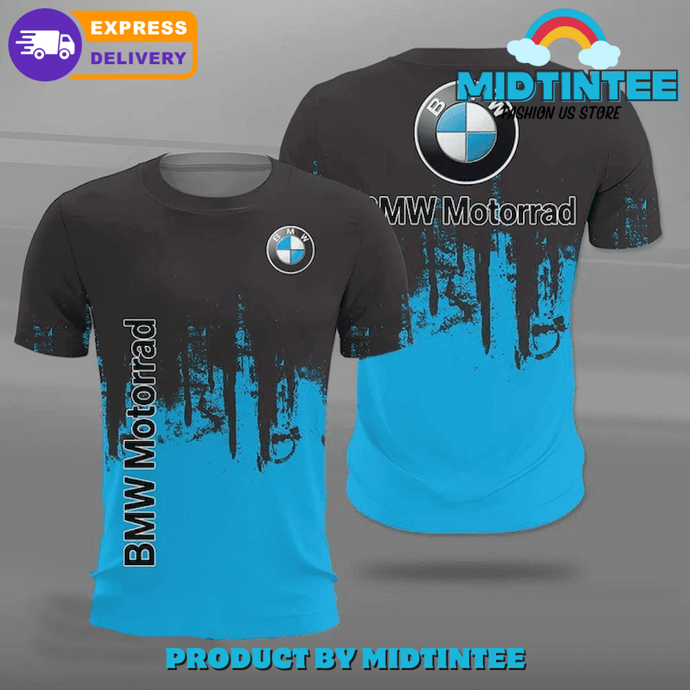 Bmw Motorrad Black Blue T-Shirt 3D 30Uf094559 – Utopia Fashion