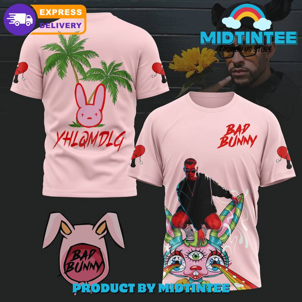 Bad Bunny Puerto Rican Rapper Special Pink Shirt 30Uf094491 – Utopia Fashion