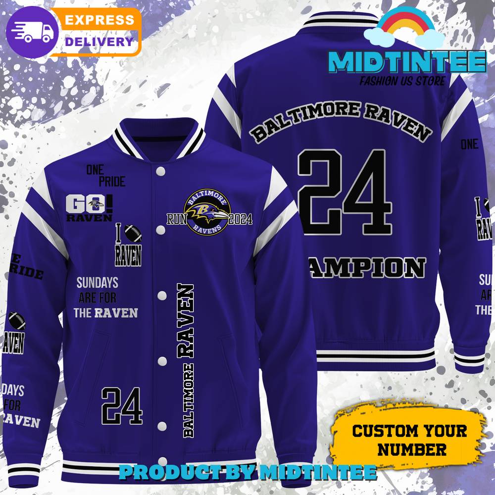 Baltimore Ravens Nfl One Pride Go Raven Baseball Jacket 30Uf092050 – Utopia Fashion