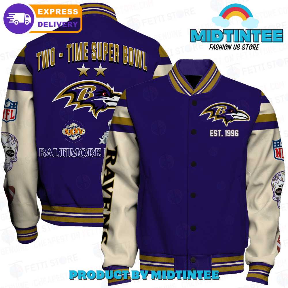 Baltimore Ravens National Football League Champions Varsity Jacket 30Uf092048 – Utopia Fashion