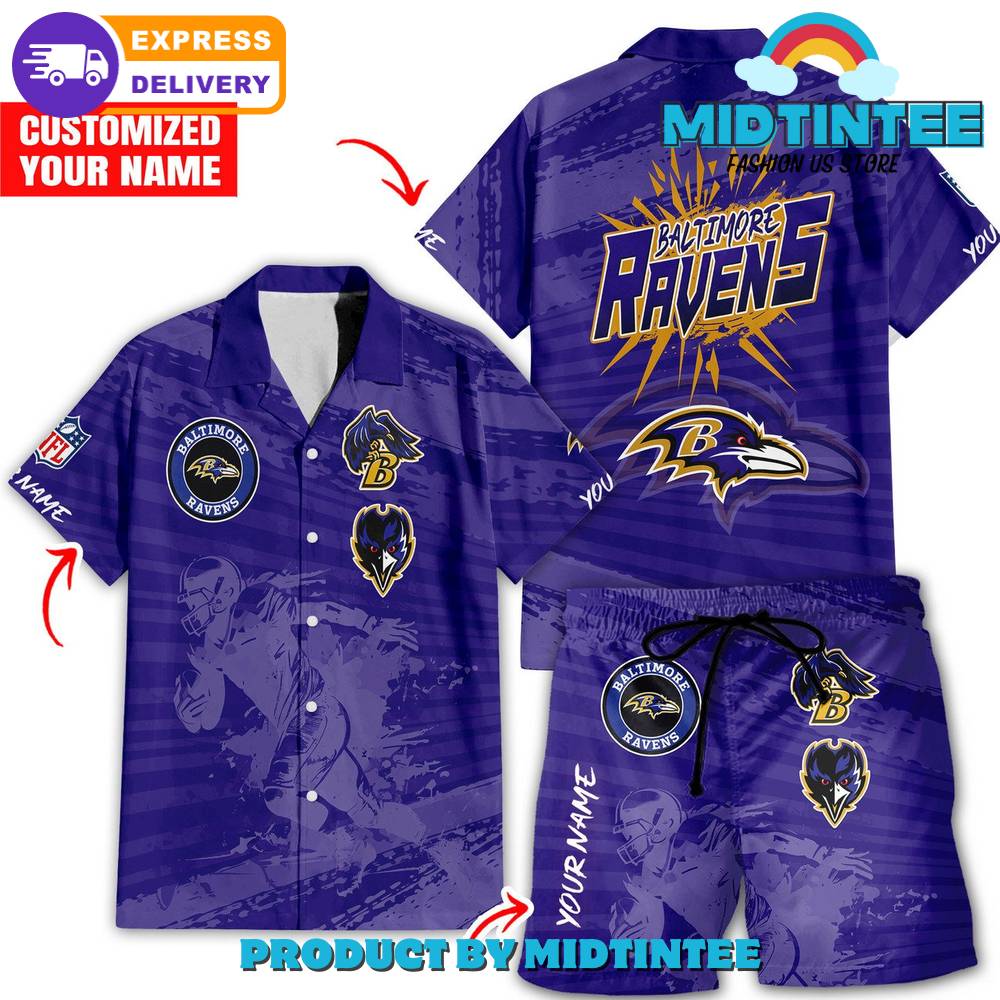 Baltimore Ravens Personalized Combo Hawaiian Shirt And Short 30Uf092664 – Utopia Fashion