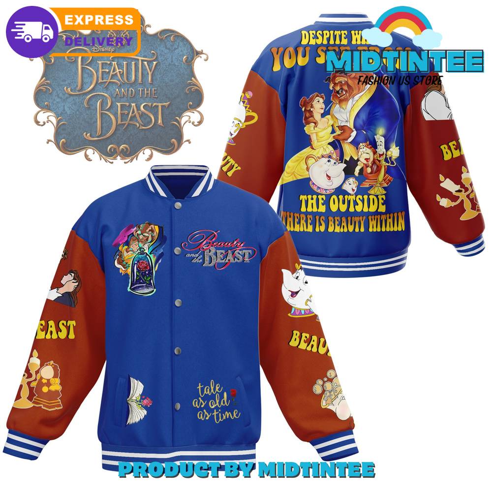 Beauty And The Beast Disney Baseball Jacket 30Uf092053 – Utopia Fashion