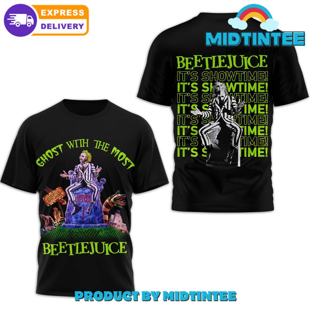 Beetlejuice Beetlejuice Ghost With The Most Shirt 30Uf094507 – Utopia Fashion