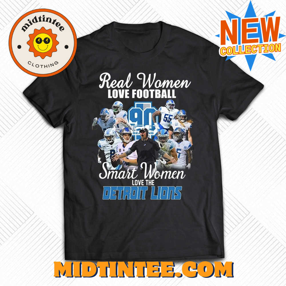 Best Detroit Lions Real Women Love Football T-Shirt 30Uf093618 – Utopia Fashion