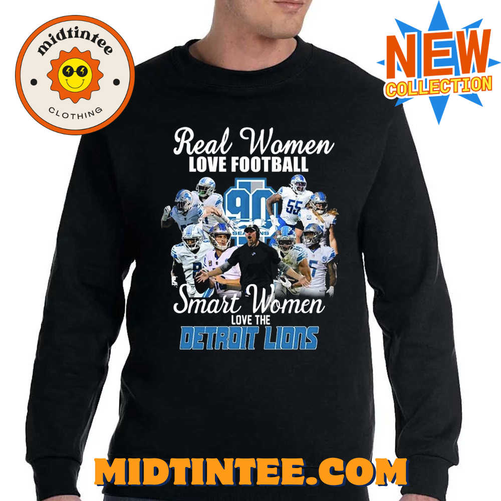 Best Detroit Lions Real Women Love Football T-Shirt 30Uf093618 – Utopia Fashion