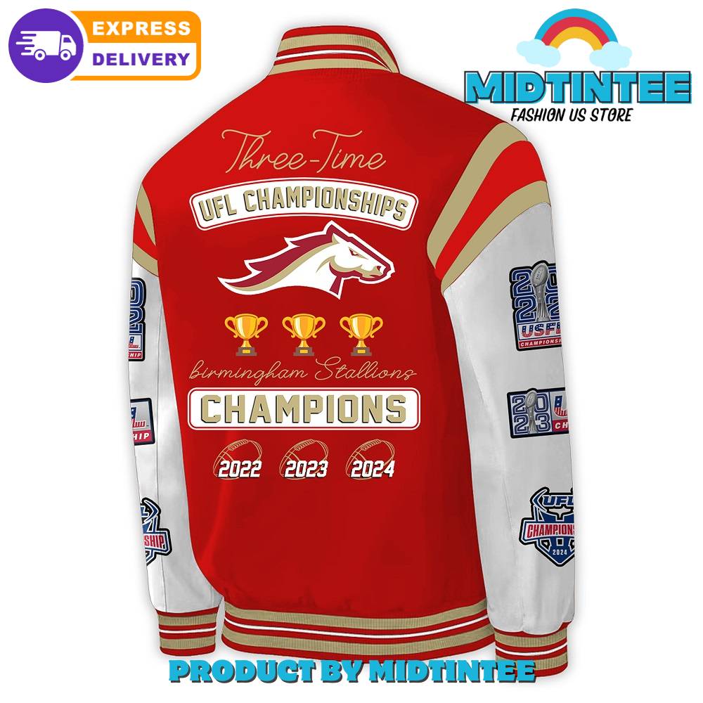 Birmingham Stallions Spring Football Champs Baseball Jacket 30Uf092060 – Utopia Fashion