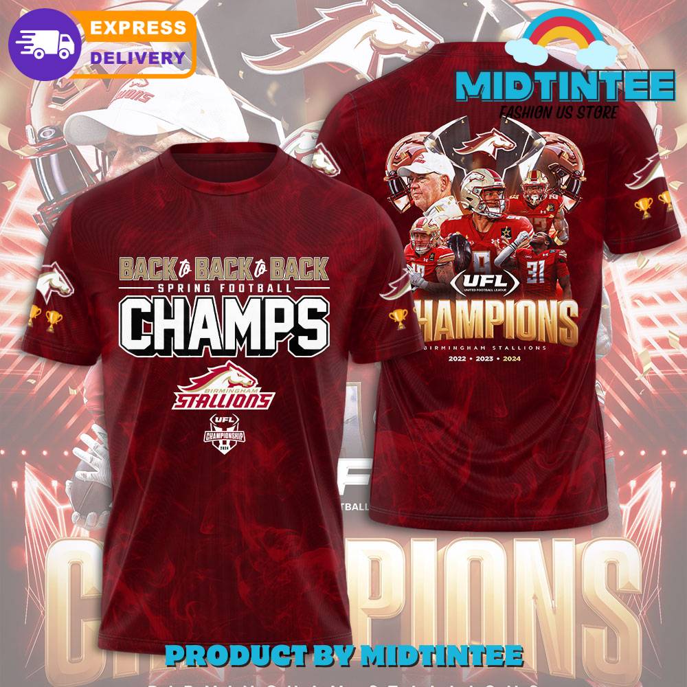 Birmingham Stallions Spring Football Champs Shirt 30Uf094511 – Utopia Fashion