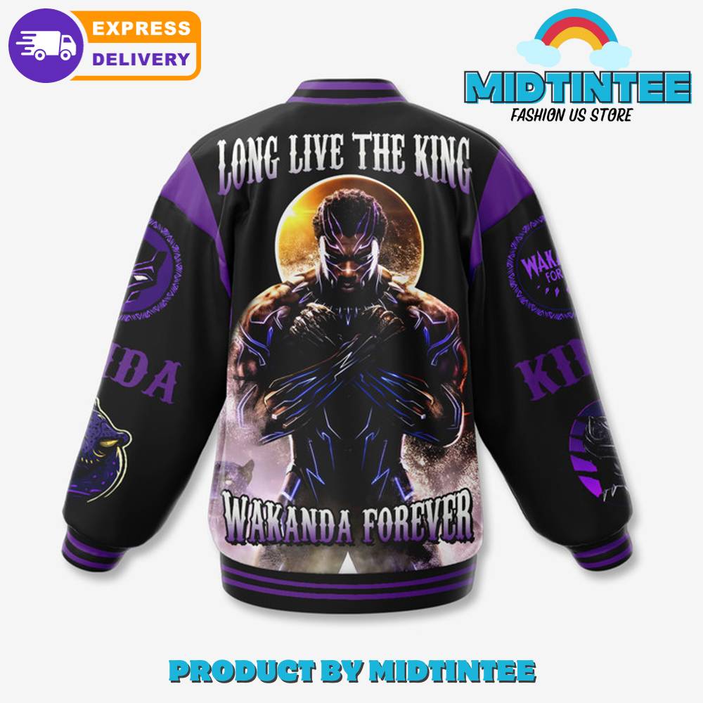 Black Panther Wakanda Forever Baseball Jacket 30Uf092062 – Utopia Fashion