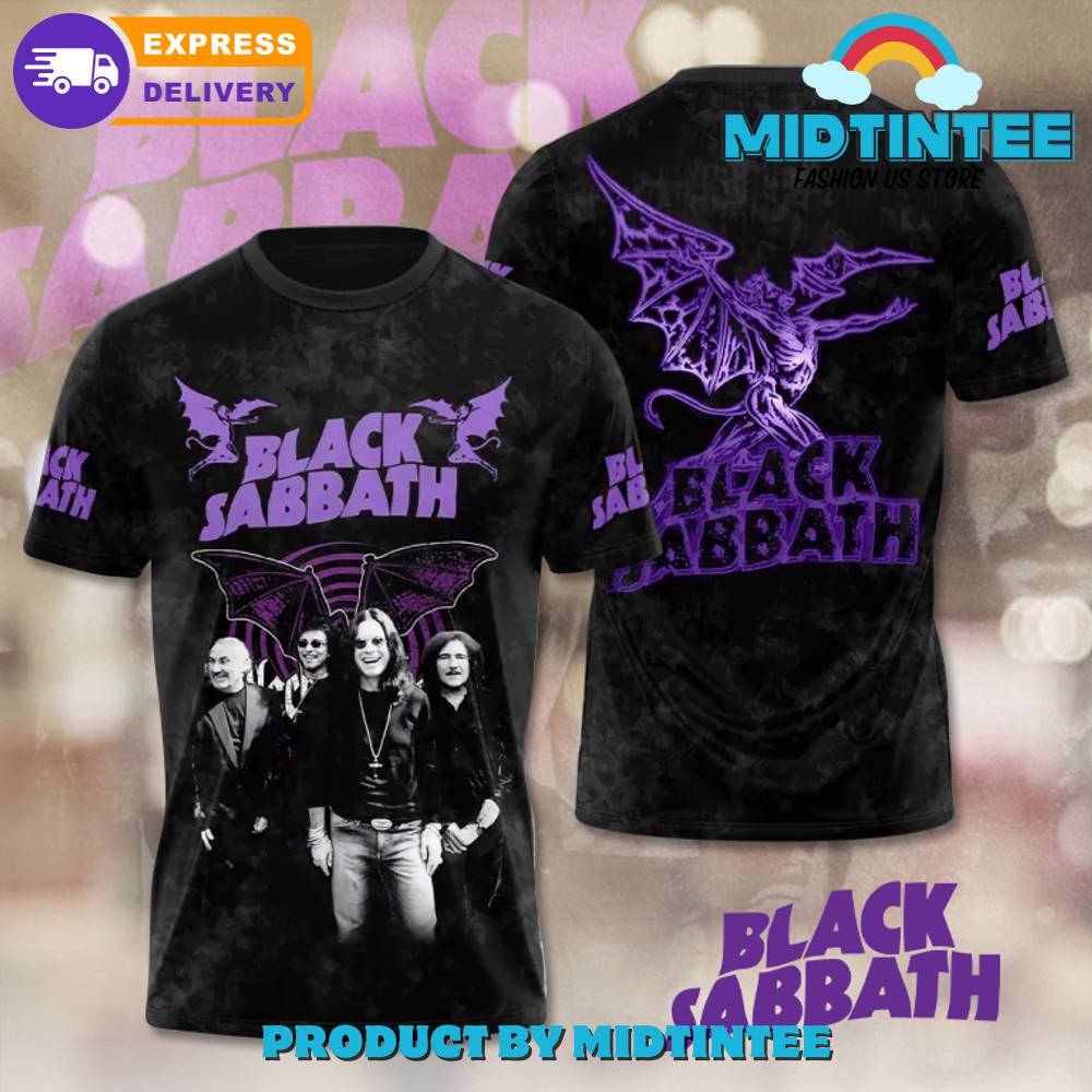 Black Sabbath Black Purple Shirt 30Uf094540 – Utopia Fashion